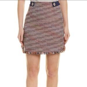 Laundry By Shelli Segal Woven Skirt 10